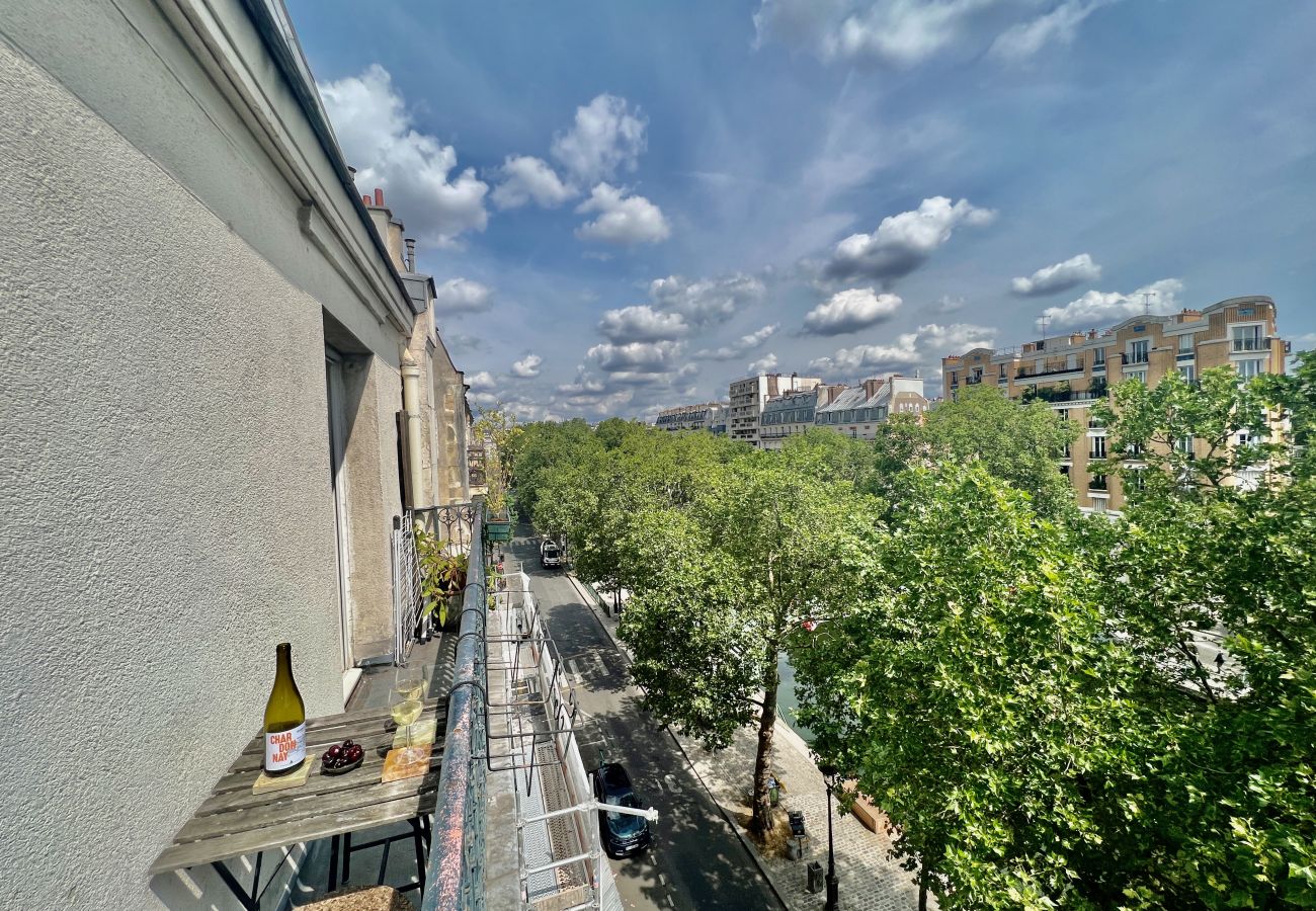Estúdio em Paris - Canal St Martin Valmy Studio