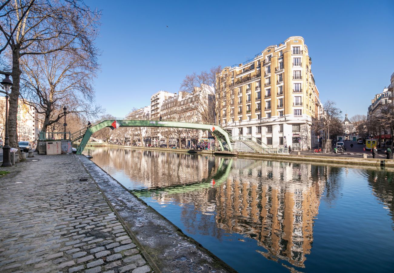 Estúdio em Paris - Canal St Martin Valmy Studio