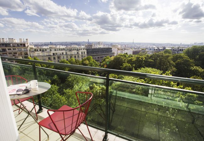 Apartment in Paris - Buttes Chaumont Botzaris View